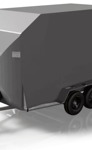 Enclosed Trailer Dual Axle with Ramp