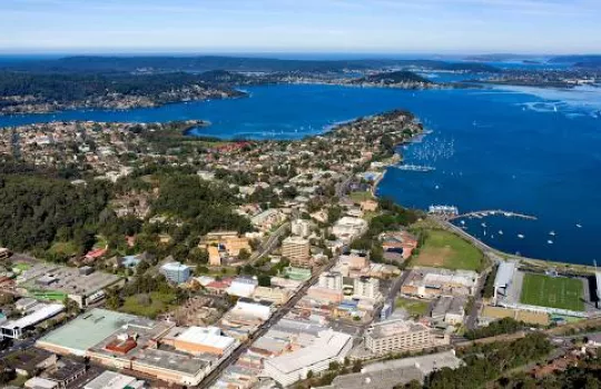 Gosford - aerial shot 