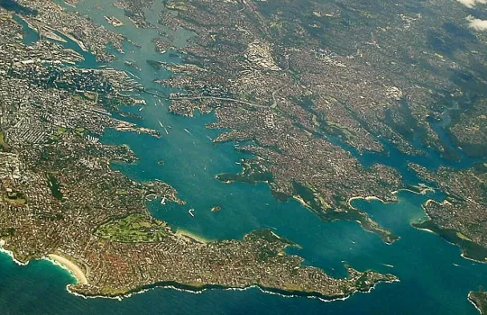 Aerial photo of Sydney